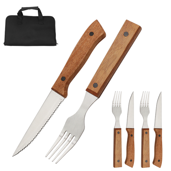 6pcs steak knives and fork set