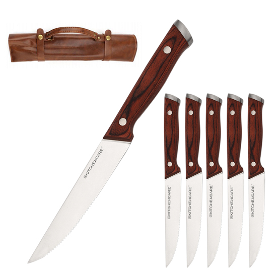 6pcs steak knives set